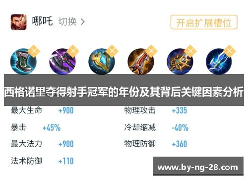 西格诺里夺得射手冠军的年份及其背后关键因素分析 西格诺里夺得射手冠军的年份及其背后关键因素分析