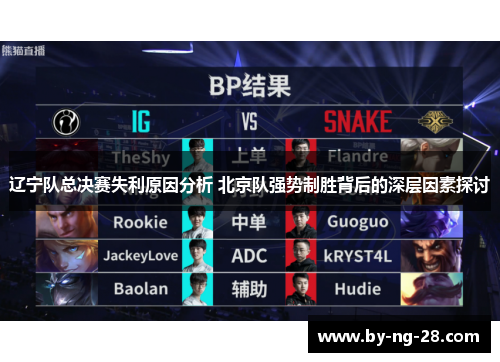 辽宁队总决赛失利原因分析 北京队强势制胜背后的深层因素探讨 辽宁队总决赛失利原因分析 北京队强势制胜背后的深层因素探讨