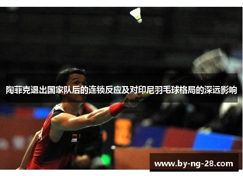 陶菲克退出国家队后的连锁反应及对印尼羽毛球格局的深远影响 陶菲克退出国家队后的连锁反应及对印尼羽毛球格局的深远影响