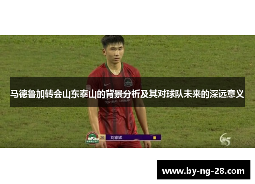 马德鲁加转会山东泰山的背景分析及其对球队未来的深远意义 马德鲁加转会山东泰山的背景分析及其对球队未来的深远意义